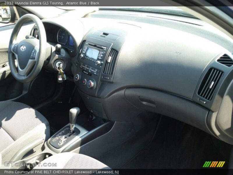 Atlantic Blue / Black 2012 Hyundai Elantra GLS Touring