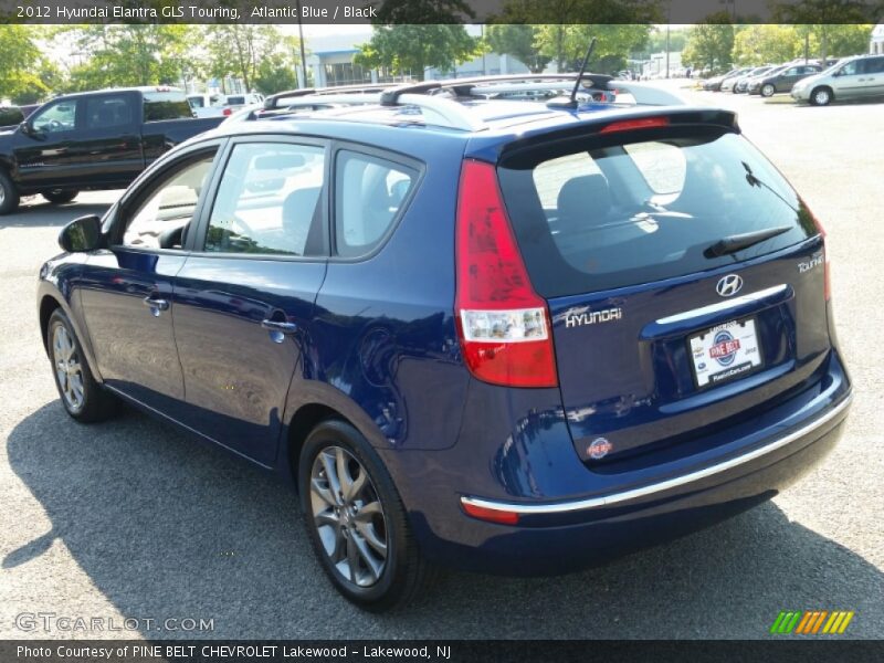 Atlantic Blue / Black 2012 Hyundai Elantra GLS Touring