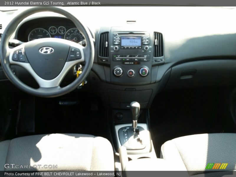 Atlantic Blue / Black 2012 Hyundai Elantra GLS Touring