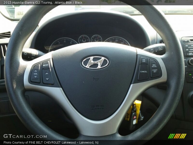 Atlantic Blue / Black 2012 Hyundai Elantra GLS Touring