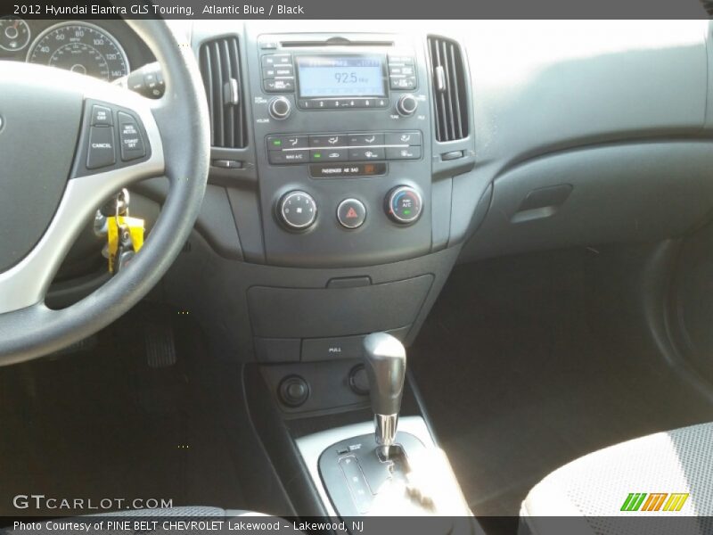 Atlantic Blue / Black 2012 Hyundai Elantra GLS Touring