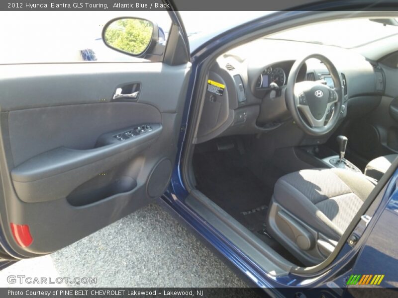 Atlantic Blue / Black 2012 Hyundai Elantra GLS Touring