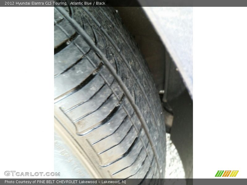 Atlantic Blue / Black 2012 Hyundai Elantra GLS Touring