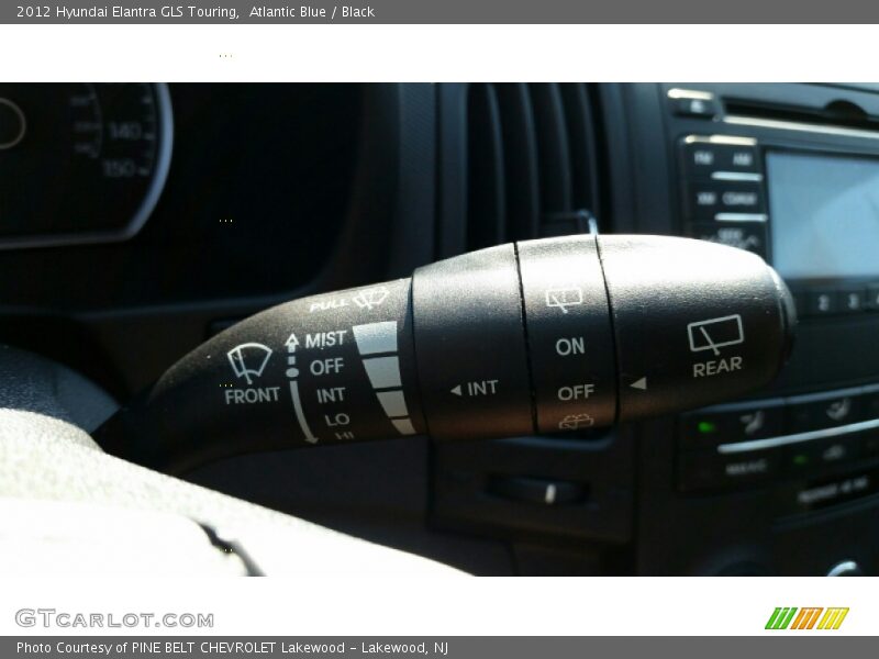 Atlantic Blue / Black 2012 Hyundai Elantra GLS Touring