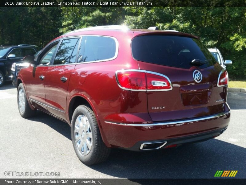 Crimson Red Tintcoat / Light Titanium/Dark Titanium 2016 Buick Enclave Leather