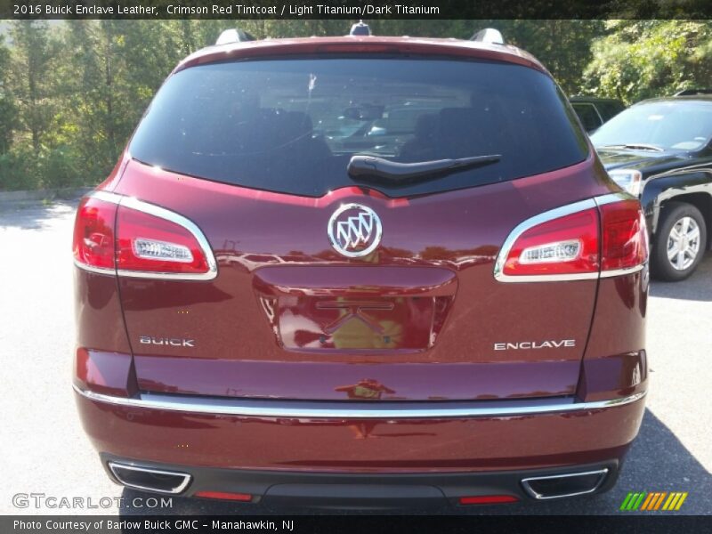 Crimson Red Tintcoat / Light Titanium/Dark Titanium 2016 Buick Enclave Leather