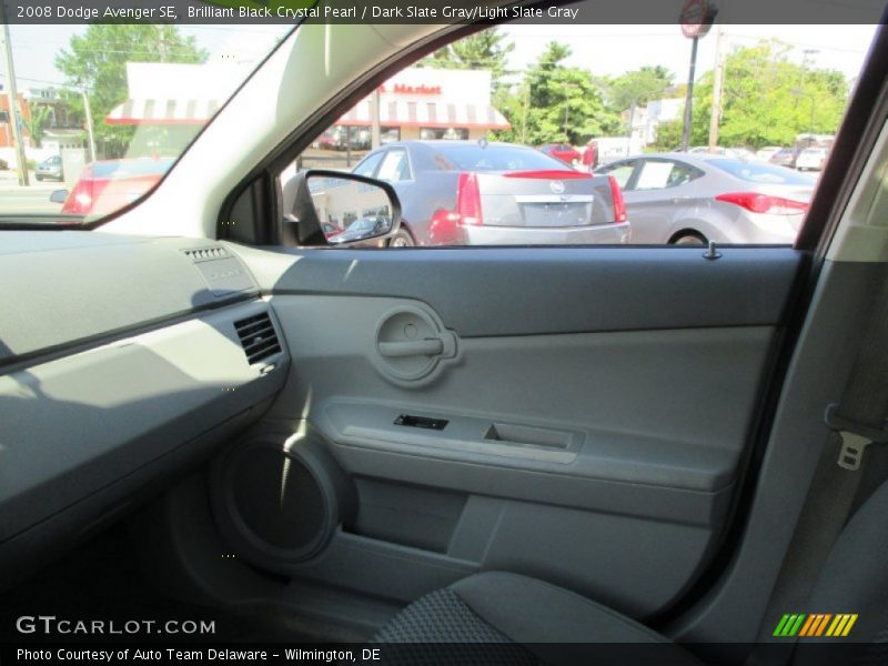 Brilliant Black Crystal Pearl / Dark Slate Gray/Light Slate Gray 2008 Dodge Avenger SE