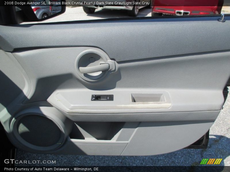 Brilliant Black Crystal Pearl / Dark Slate Gray/Light Slate Gray 2008 Dodge Avenger SE