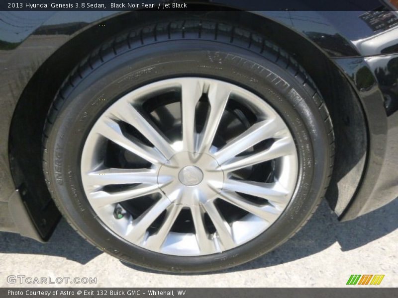 Black Noir Pearl / Jet Black 2013 Hyundai Genesis 3.8 Sedan