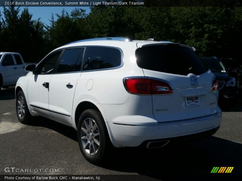 Summit White / Light Titanium/Dark Titanium 2016 Buick Enclave Convenience