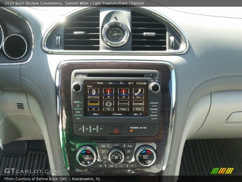 Summit White / Light Titanium/Dark Titanium 2016 Buick Enclave Convenience