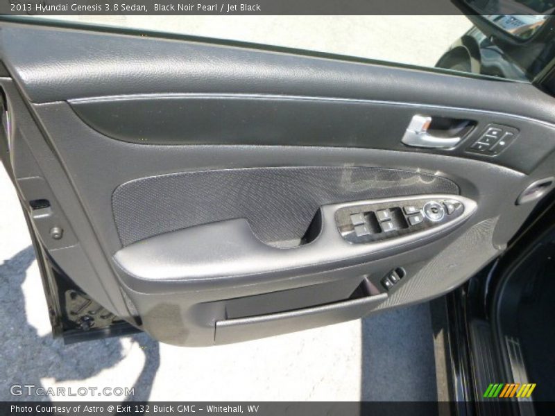 Black Noir Pearl / Jet Black 2013 Hyundai Genesis 3.8 Sedan