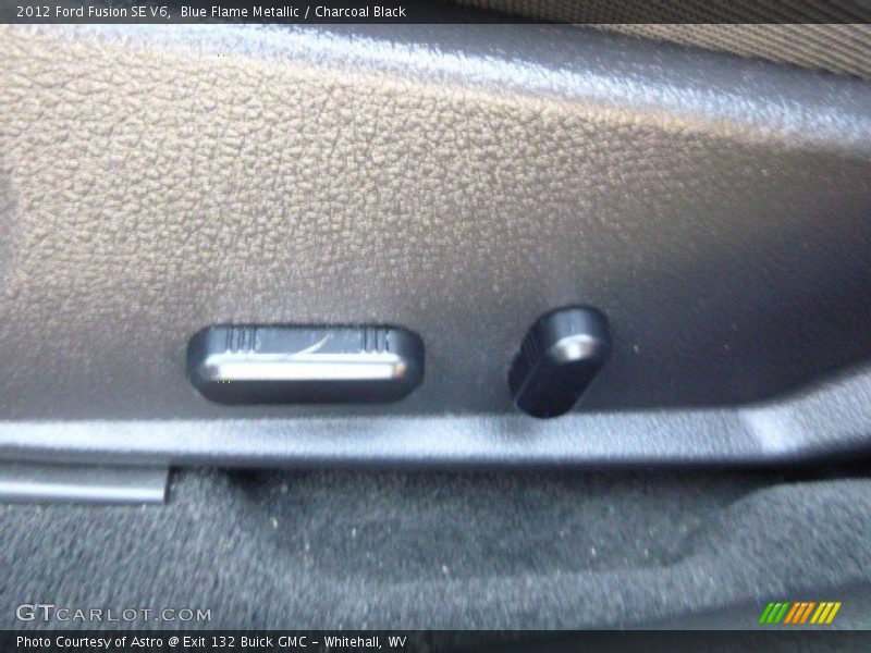 Blue Flame Metallic / Charcoal Black 2012 Ford Fusion SE V6