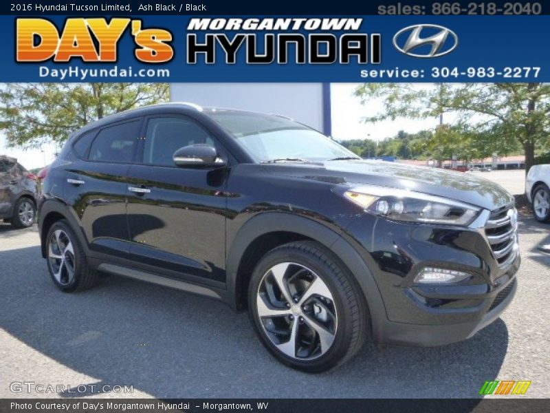 Ash Black / Black 2016 Hyundai Tucson Limited