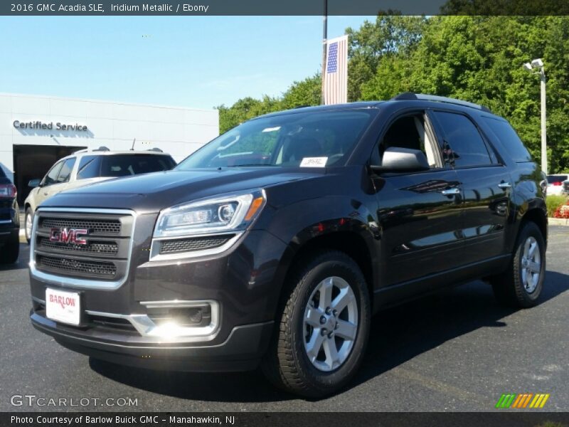 Iridium Metallic / Ebony 2016 GMC Acadia SLE