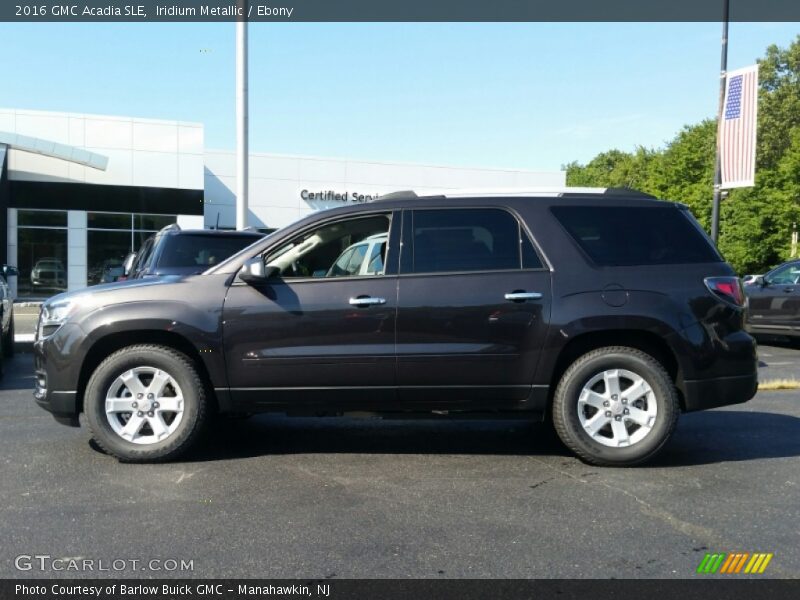 Iridium Metallic / Ebony 2016 GMC Acadia SLE