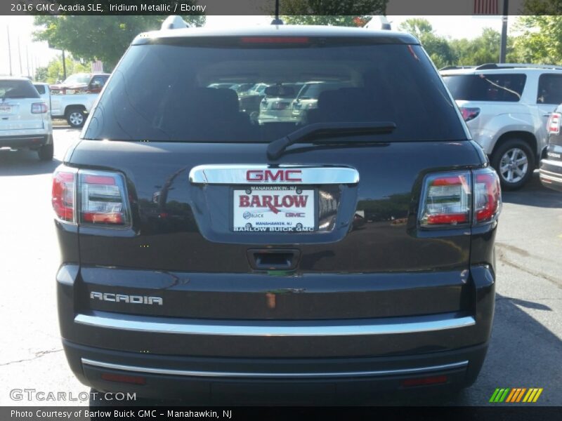 Iridium Metallic / Ebony 2016 GMC Acadia SLE