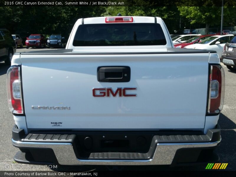 Summit White / Jet Black/Dark Ash 2016 GMC Canyon Extended Cab