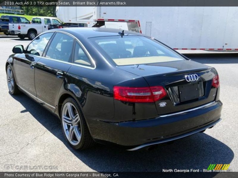 Brilliant Black / Amaretto/Black 2010 Audi A6 3.0 TFSI quattro Sedan