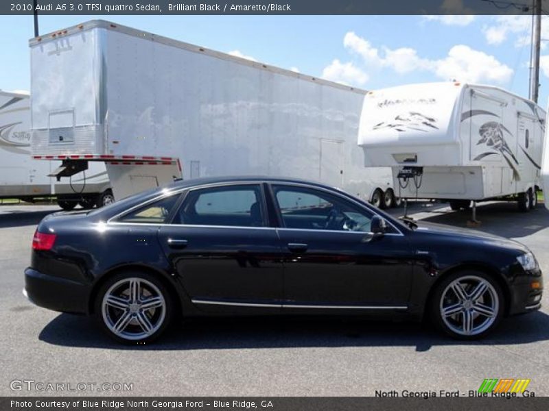 Brilliant Black / Amaretto/Black 2010 Audi A6 3.0 TFSI quattro Sedan