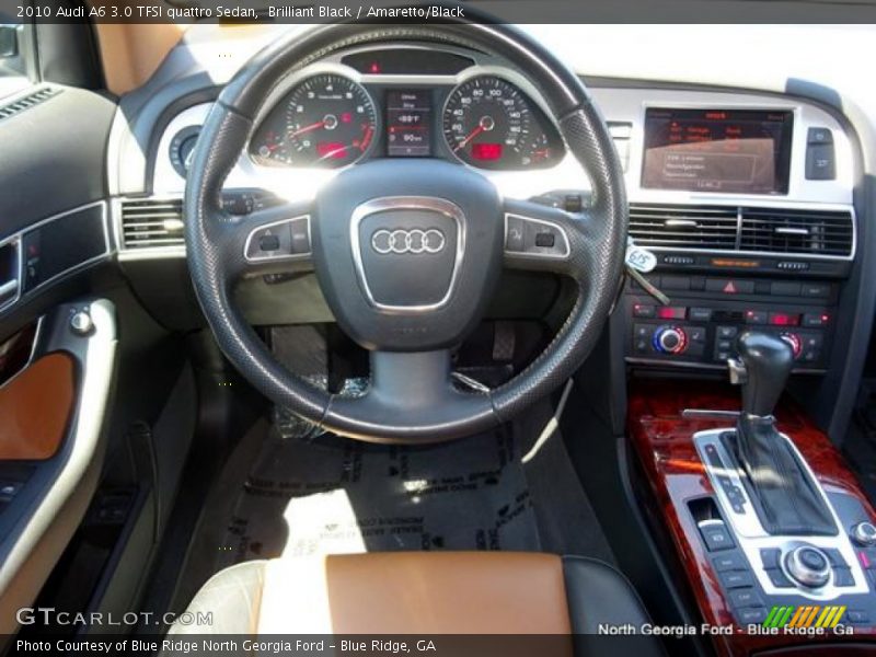 Brilliant Black / Amaretto/Black 2010 Audi A6 3.0 TFSI quattro Sedan