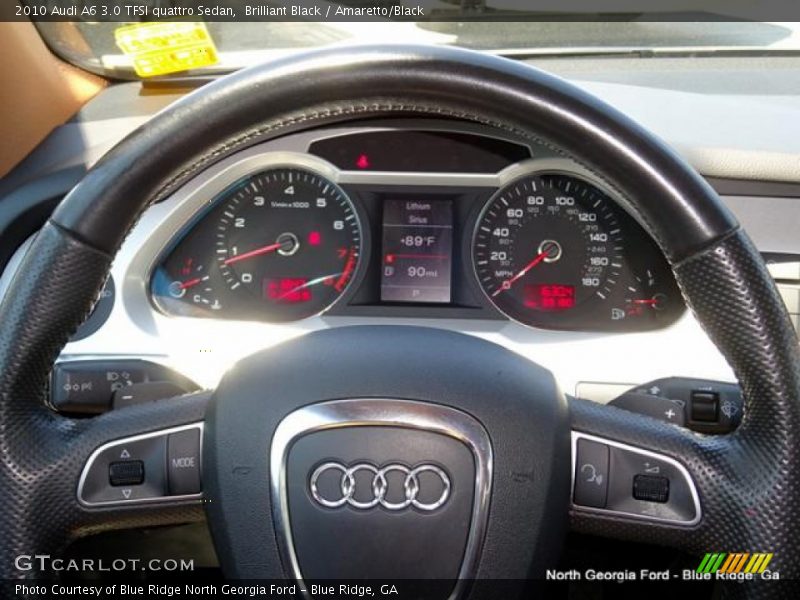 Brilliant Black / Amaretto/Black 2010 Audi A6 3.0 TFSI quattro Sedan