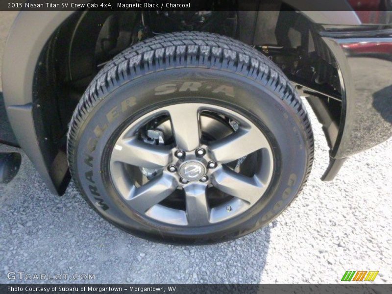 Magnetic Black / Charcoal 2015 Nissan Titan SV Crew Cab 4x4