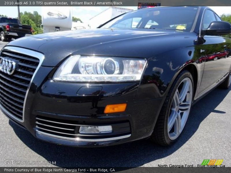 Brilliant Black / Amaretto/Black 2010 Audi A6 3.0 TFSI quattro Sedan