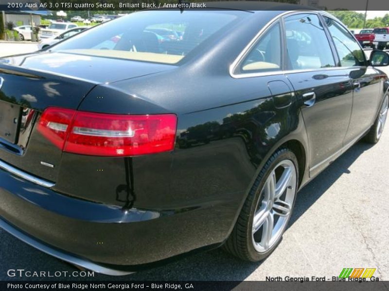 Brilliant Black / Amaretto/Black 2010 Audi A6 3.0 TFSI quattro Sedan