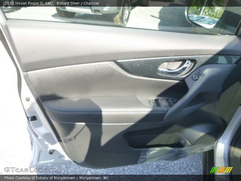 Brilliant Silver / Charcoal 2015 Nissan Rogue SL AWD
