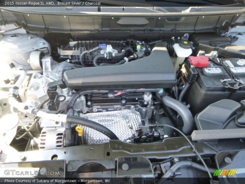 Brilliant Silver / Charcoal 2015 Nissan Rogue SL AWD