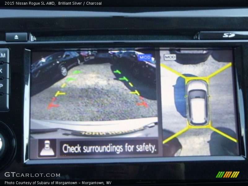 Brilliant Silver / Charcoal 2015 Nissan Rogue SL AWD