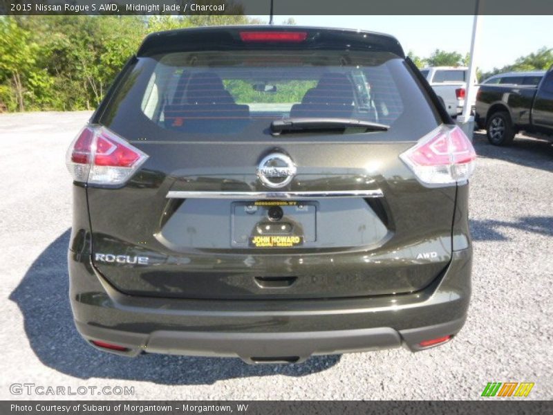 Midnight Jade / Charcoal 2015 Nissan Rogue S AWD