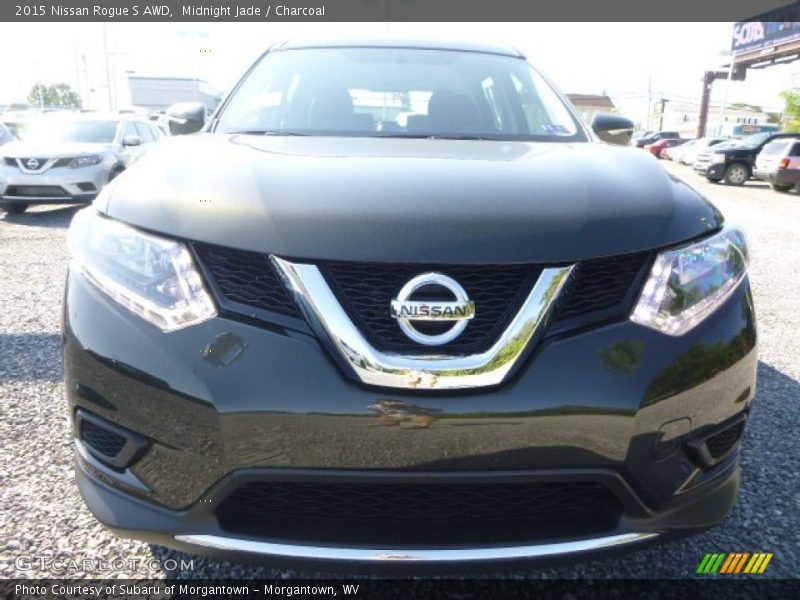 Midnight Jade / Charcoal 2015 Nissan Rogue S AWD