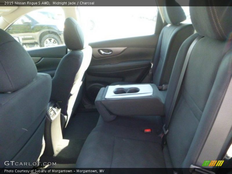 Midnight Jade / Charcoal 2015 Nissan Rogue S AWD