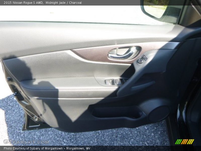 Midnight Jade / Charcoal 2015 Nissan Rogue S AWD