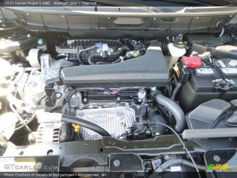 Midnight Jade / Charcoal 2015 Nissan Rogue S AWD