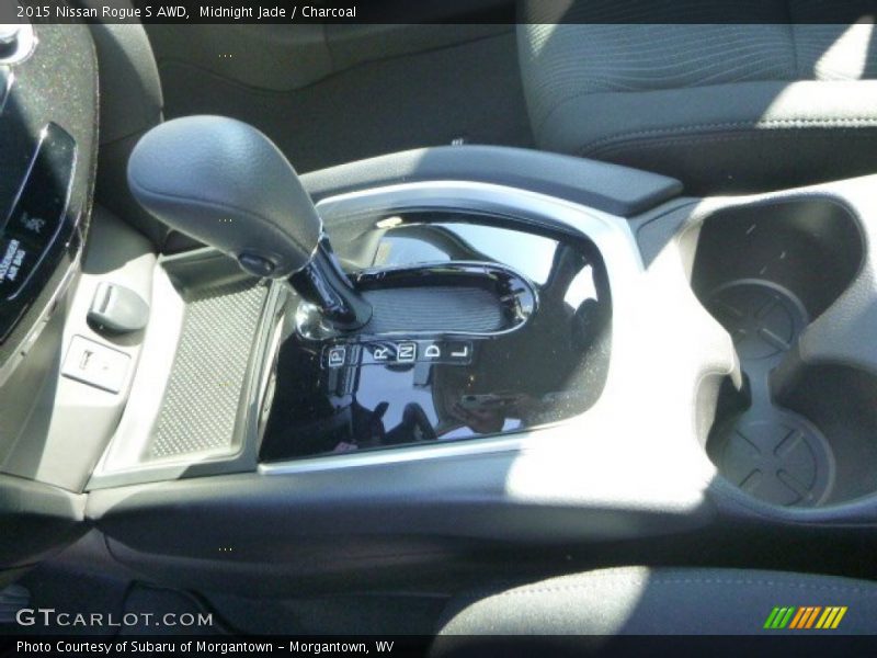 Midnight Jade / Charcoal 2015 Nissan Rogue S AWD