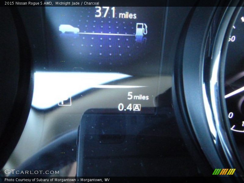 Midnight Jade / Charcoal 2015 Nissan Rogue S AWD