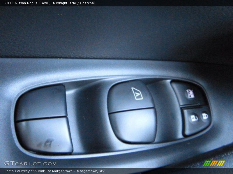 Midnight Jade / Charcoal 2015 Nissan Rogue S AWD