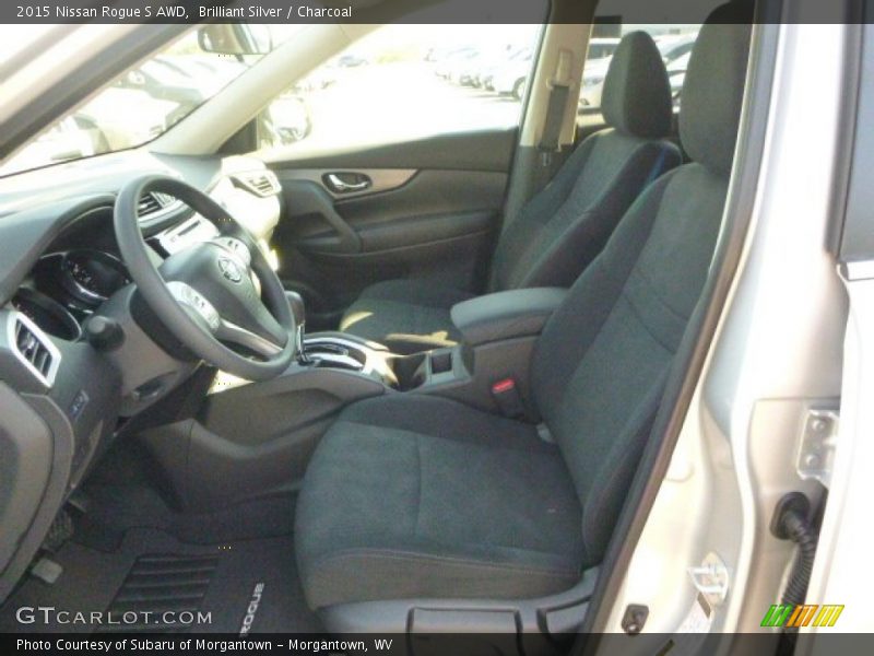 Brilliant Silver / Charcoal 2015 Nissan Rogue S AWD