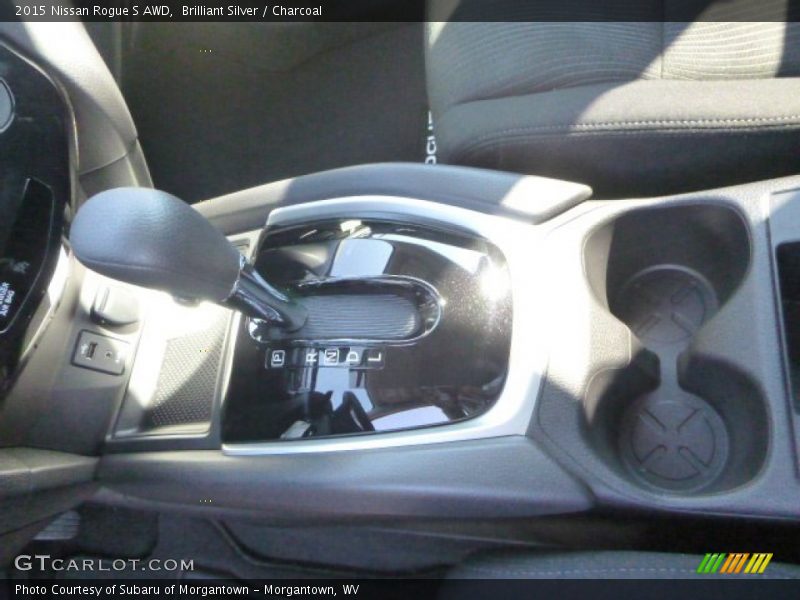 Brilliant Silver / Charcoal 2015 Nissan Rogue S AWD