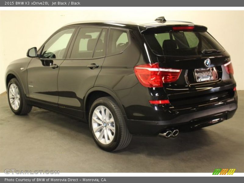 Jet Black / Black 2015 BMW X3 xDrive28i