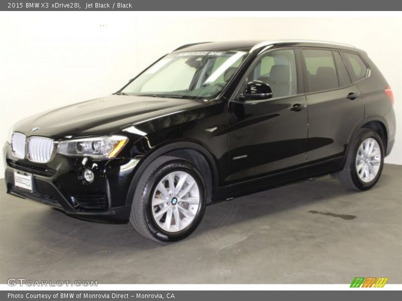 Jet Black / Black 2015 BMW X3 xDrive28i