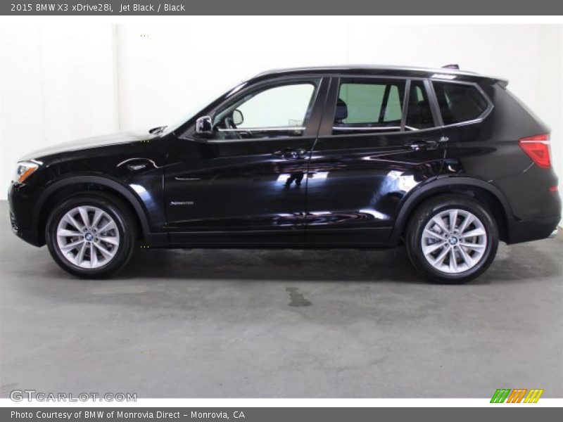 Jet Black / Black 2015 BMW X3 xDrive28i