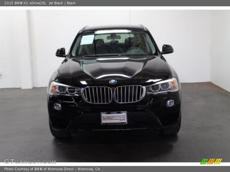 Jet Black / Black 2015 BMW X3 xDrive28i
