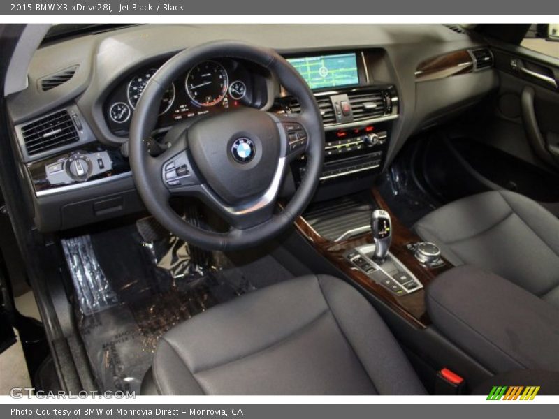 Jet Black / Black 2015 BMW X3 xDrive28i