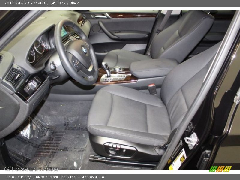 Jet Black / Black 2015 BMW X3 xDrive28i