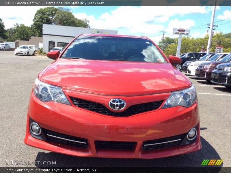 Barcelona Red Metallic / Black/Ash 2012 Toyota Camry SE