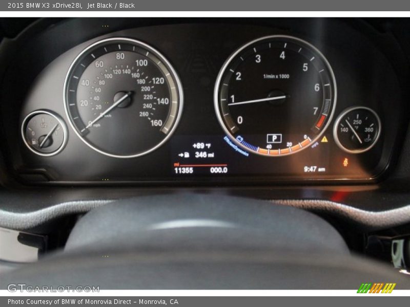 Jet Black / Black 2015 BMW X3 xDrive28i